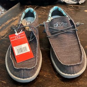 Brand new Hey Dude Wally Sox Charcoal mens 8